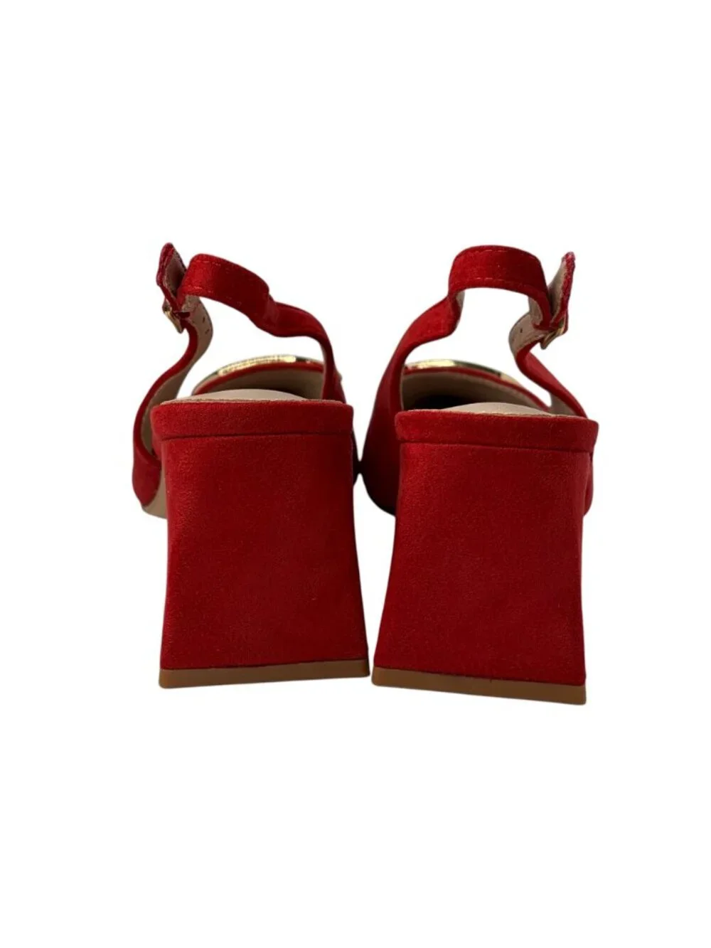 Nicole Miller Melrose Red Suede Pointed Closed Toe Block Heel Suze 8